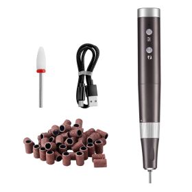 Electric Cordless Nail Drill, 30,000RPM Variable-Speed Rechargeable Nail E File Machine